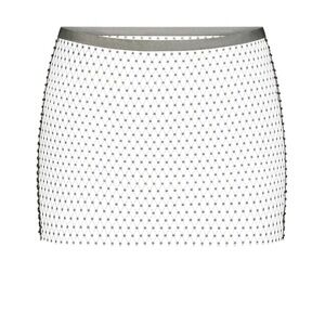 SKIMS rhinestone cover up mini skirt